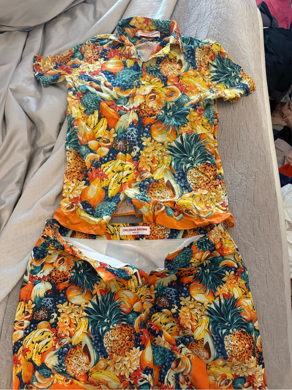 Orlebar Brown Tropical Fruit-print resort wear Set